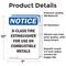 Signmission D-Class Fire Extinguisher For OSHA Notice Sign, Vinyl Decal, 7in W x 10in L, 2PK OS-2PACK-NS-D-710-V-10940 - alternate 6